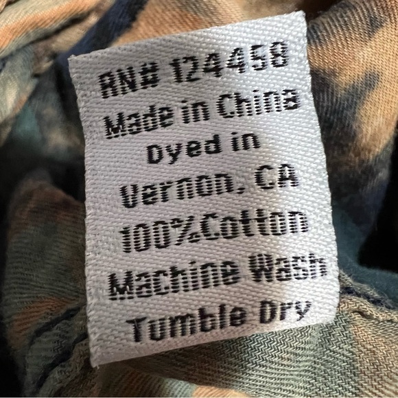 Paperback Originals Mens Button Down Bleached Plaid Size Medium EUC - Picture 8 of 9